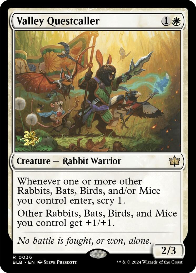 Image for Valley Questcaller (Prerelease Cards) (36) - Magic: The Gathering