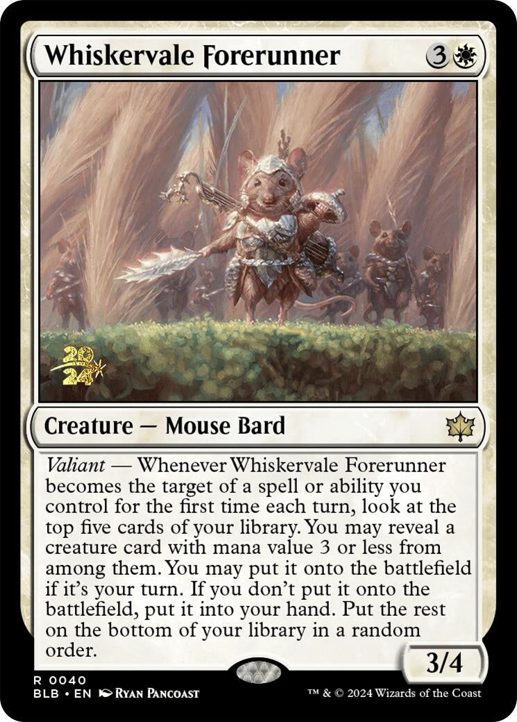 Image for Whiskervale Forerunner (Prerelease Cards) (40) - Magic: The Gathering