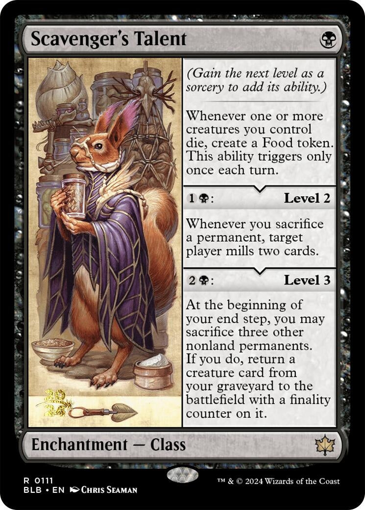 Image for Scavenger's Talent (Prerelease Cards) (111) - Magic: The Gathering