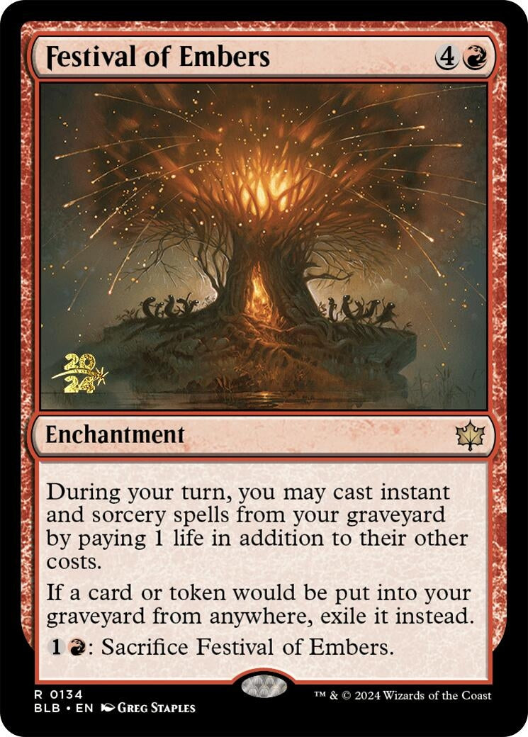 Image for Festival of Embers (Prerelease Cards) (134) - Magic: The Gathering