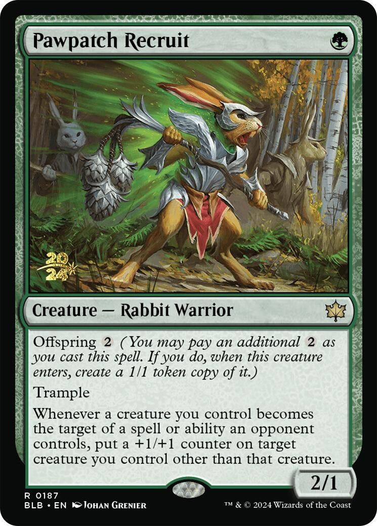 Image for Pawpatch Recruit (Prerelease Cards) (187) - Magic: The Gathering
