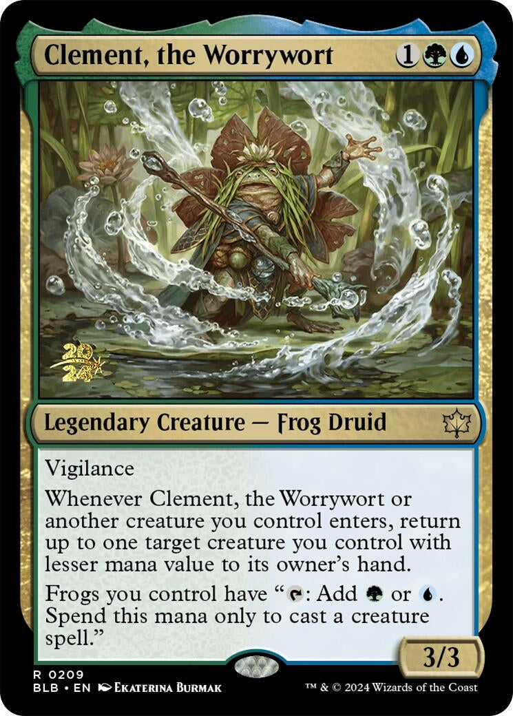 Image for Clement, the Worrywort (Prerelease Cards) (209) - Magic: The Gathering