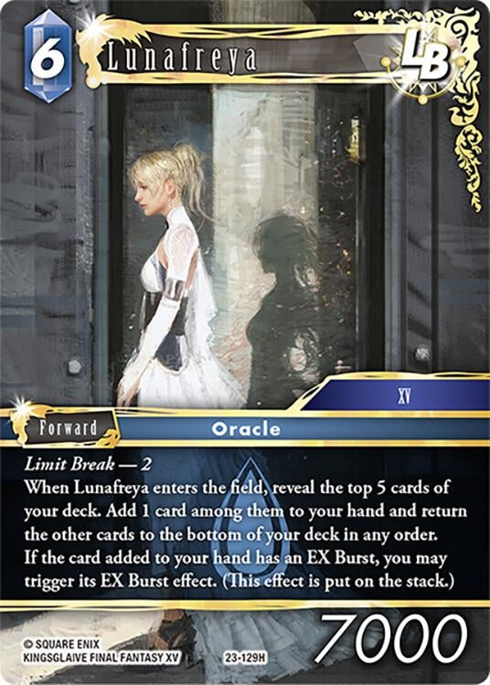 Image for Lunafreya LB (Hidden Trials) (23-129H) - Final Fantasy TCG