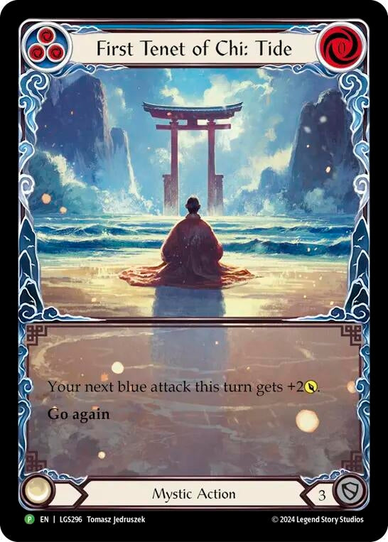 Image for First Tenet of Chi: Tide - LGS296 (Flesh and Blood: Promo Cards) (LGS296) - Flesh and Blood TCG