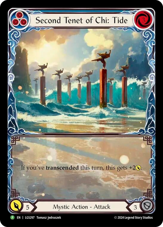 Image for Second Tenet of Chi: Tide - LGS297 (Flesh and Blood: Promo Cards) (LGS297) - Flesh and Blood TCG