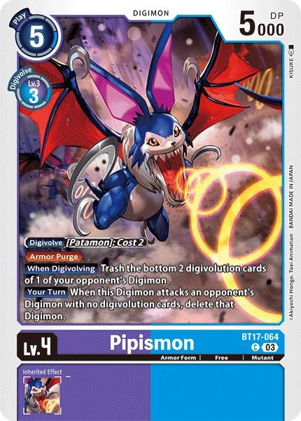 Image for Pipismon (BT17) (BT17-064 C) - Digimon Card Game