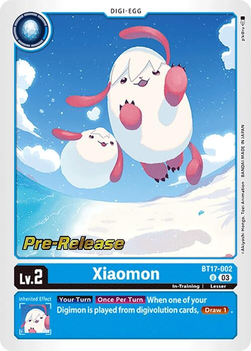 Image for Xiaomon (BT17_PR) (BT17-002 U) - Digimon Card Game