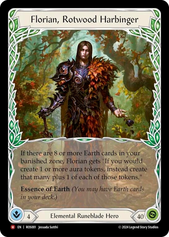Image for Florian, Rotwood Harbinger (Rosetta) (ROS001) - Flesh and Blood TCG