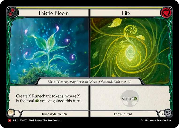 Image for Thistle Bloom // Life (Rosetta) (ROS005) - Flesh and Blood TCG