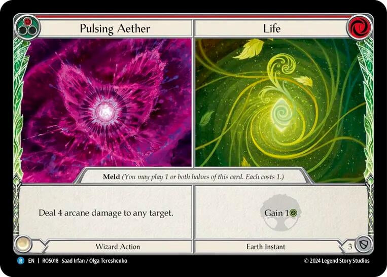 Image for Pulsing Aether // Life (Rosetta) (ROS018) - Flesh and Blood TCG