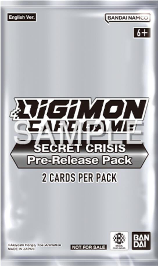 Image for Secret Crisis Pre-release Pack - Digimon Card Game