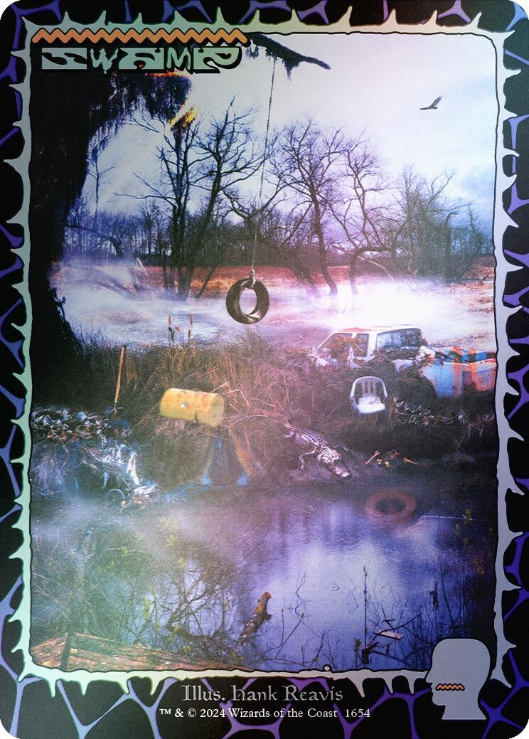 Image for Swamp (1654) (Rainbow Foil) (Secret Lair Drop Series) (1654) - Magic: The Gathering