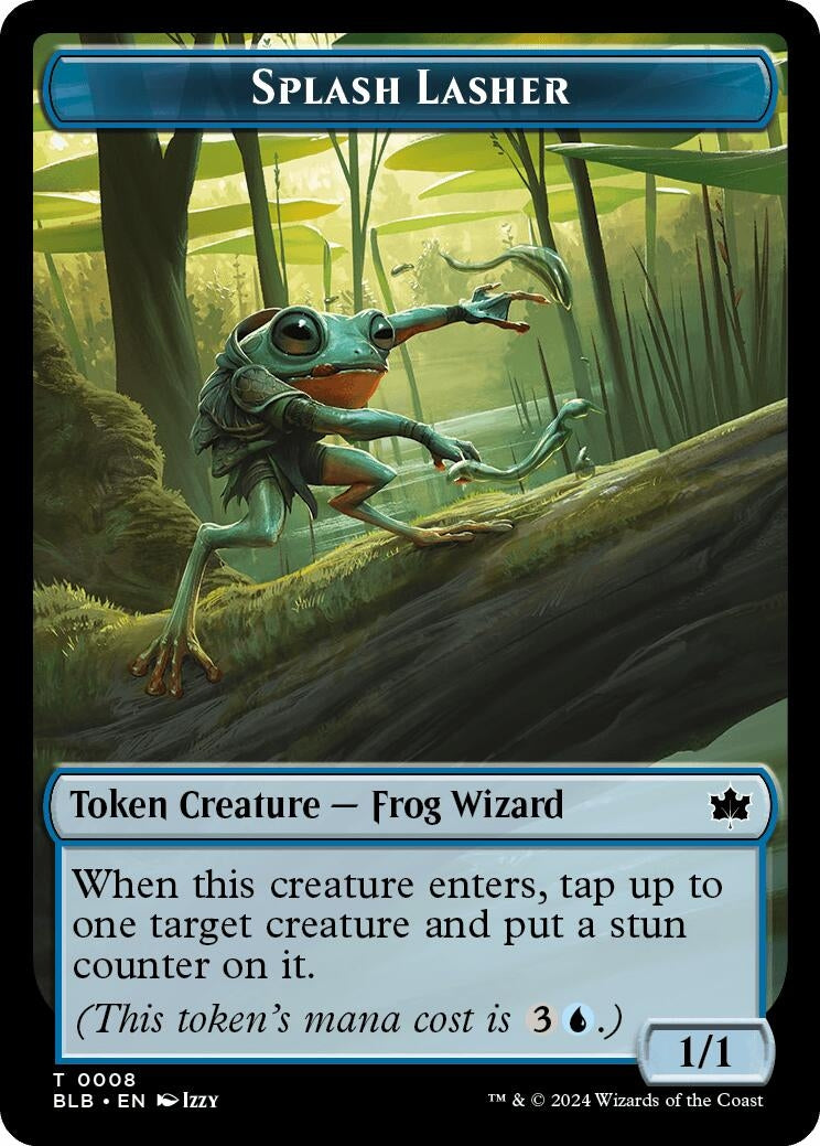 Image for Splash Lasher Token (Bloomburrow) (8) - Magic: The Gathering