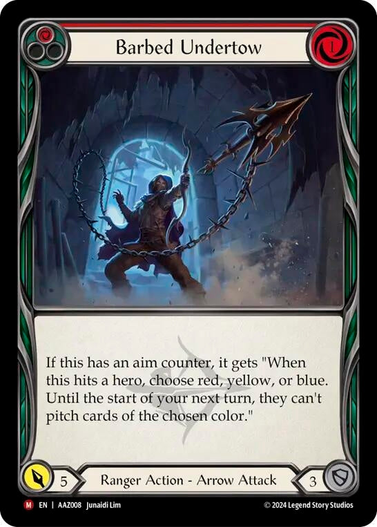 Image for Barbed Undertow (Armory Deck: Azalea) (AAZ008) - Flesh and Blood TCG