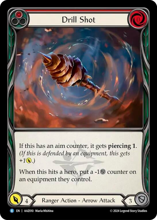 Image for Drill Shot (Red) (Armory Deck: Azalea) (AAZ010) - Flesh and Blood TCG