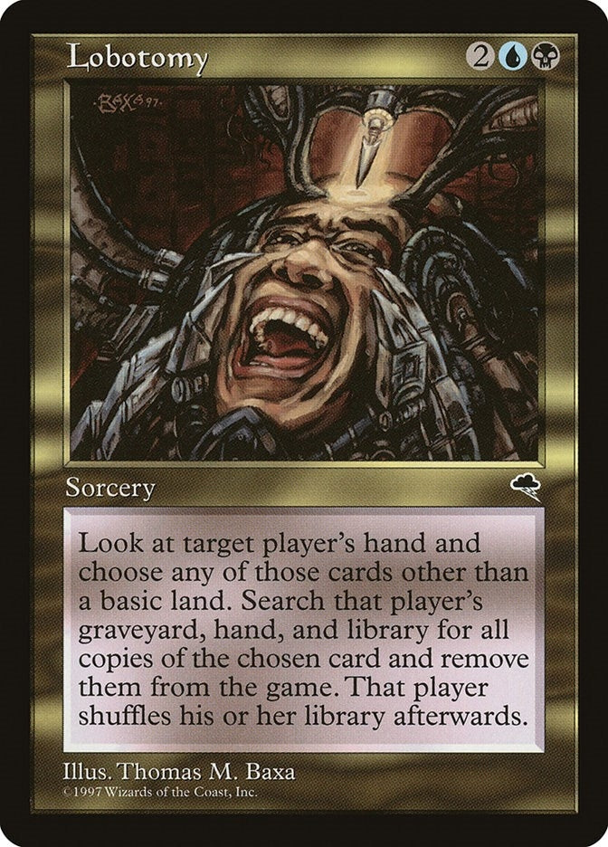 Image for Lobotomy (Tempest) (267) - Magic: The Gathering