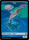 Image for Fish // Tender Wildguide Double-Sided Token (Bloomburrow) (7 // 24) - Magic: The Gathering