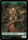 Image for Squirrel // Darkstar Augur Double-Sided Token (Bloomburrow) (23 // 11) - Magic: The Gathering