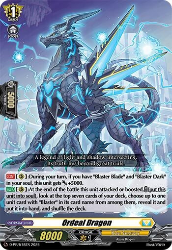 Image for Ordeal Dragon (D Promo Cards) (D-PR/518EN) - Cardfight Vanguard