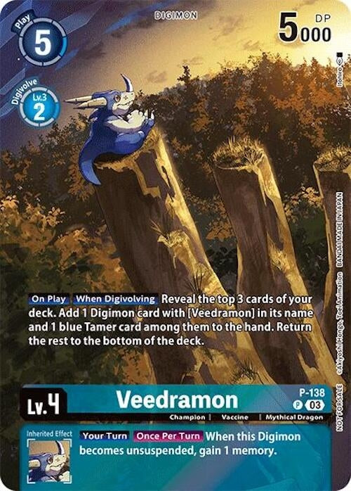 Image for Veedramon (Update Pack 2024) (D-PR) (P-138 P) - Digimon Card Game