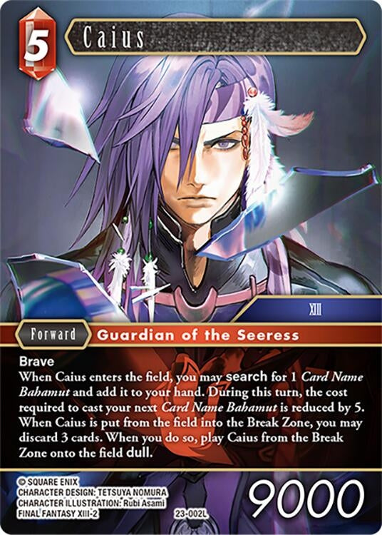 Image for Caius (Hidden Trials) (23-002L) - Final Fantasy TCG