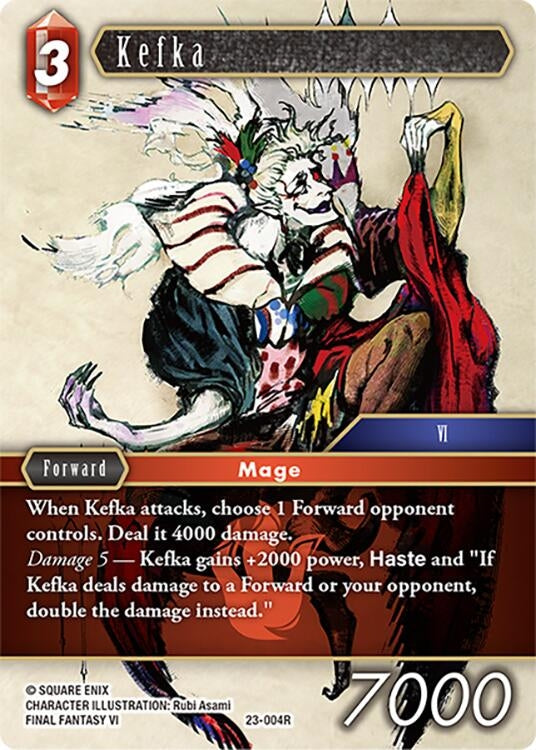 Image for Kefka (Hidden Trials) (23-004R) - Final Fantasy TCG