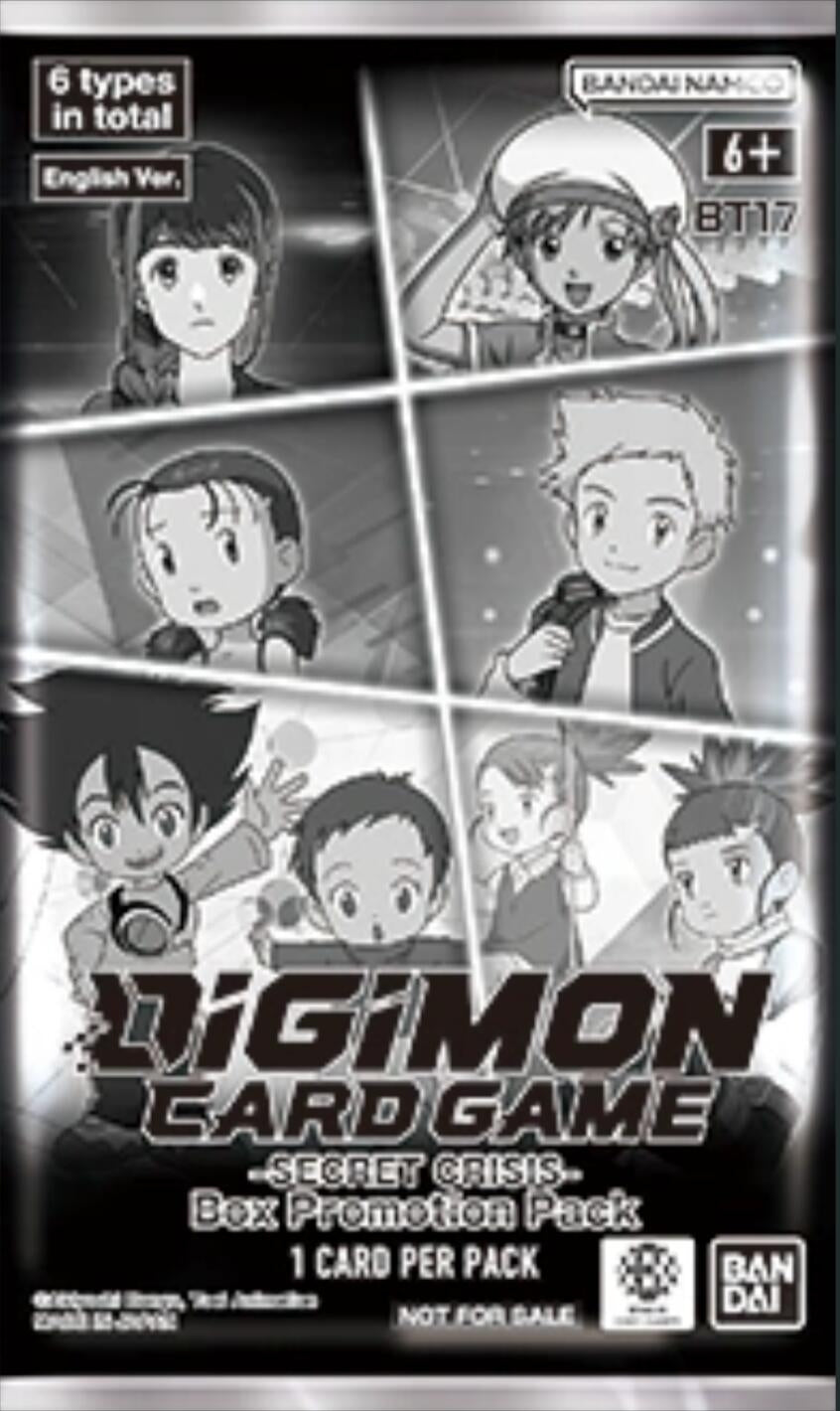 Image for Secret Crisis: Box Promotion Pack - Digimon Card Game
