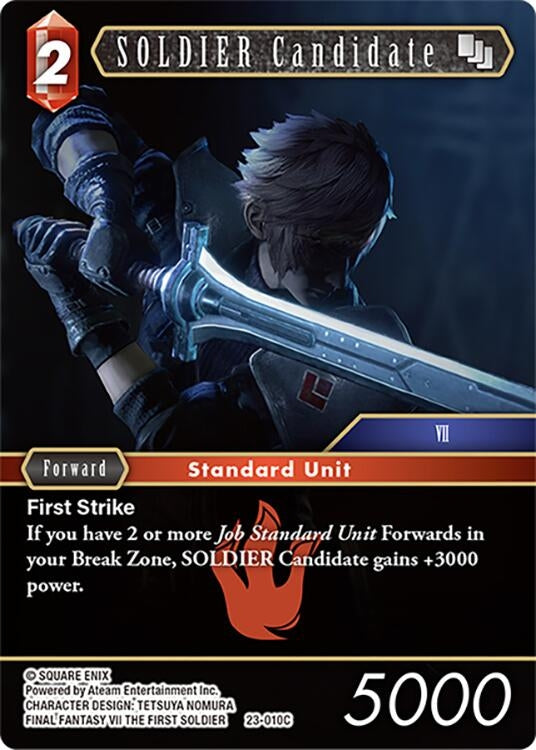 Image for SOLDIER Candidate (23-010C) (Hidden Trials) (23-010C) - Final Fantasy TCG