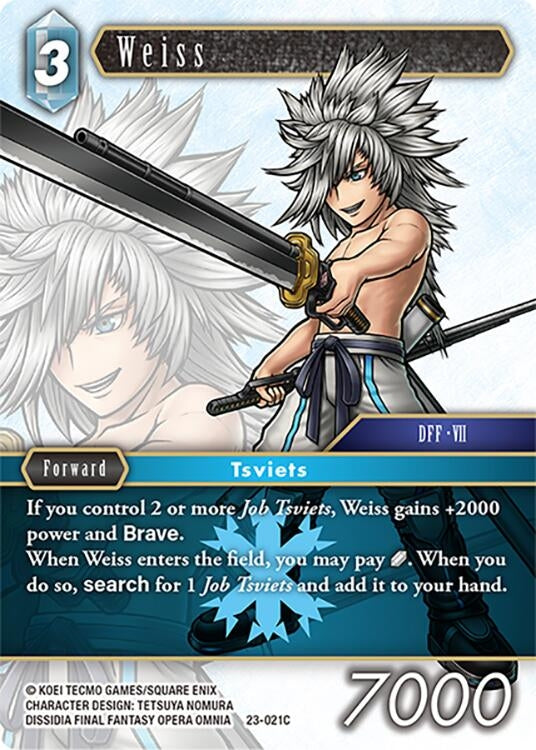 Image for Weiss (Hidden Trials) (23-021C) - Final Fantasy TCG