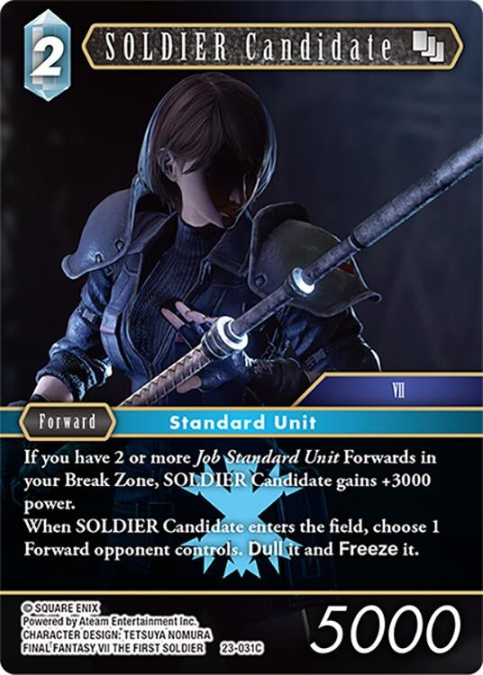 Image for SOLDIER Candidate (23-031C) (Hidden Trials) (23-031C) - Final Fantasy TCG