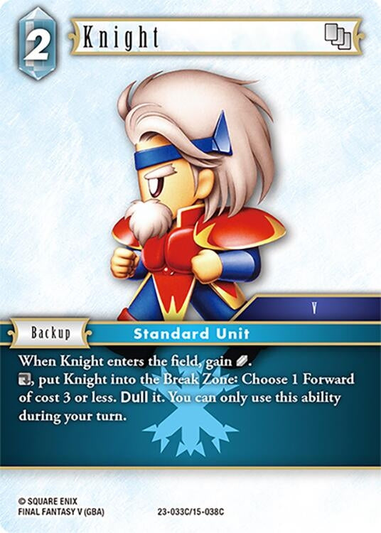 Image for Knight (Hidden Trials) (23-033C/15-038C) - Final Fantasy TCG