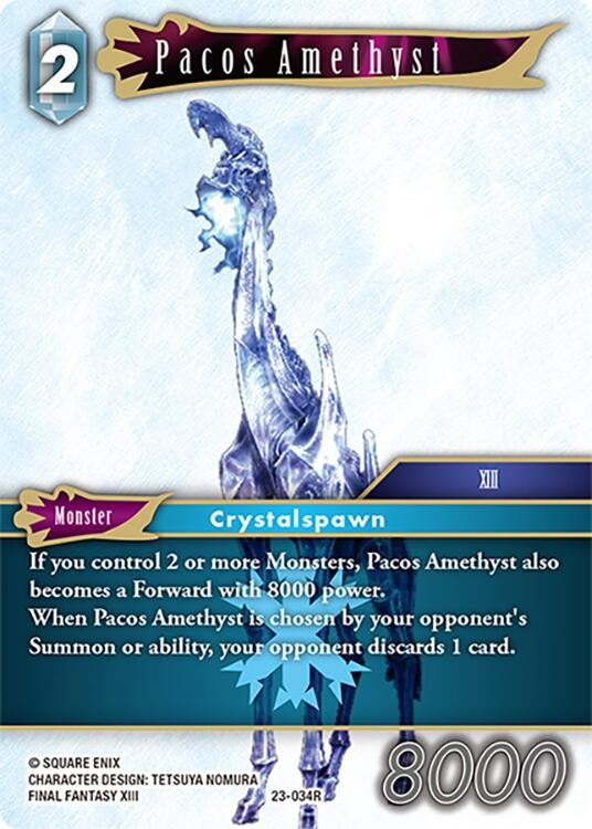 Image for Pacos Amethyst (Hidden Trials) (23-034R) - Final Fantasy TCG