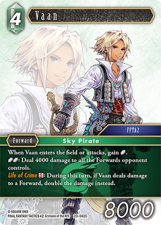 Image for Vaan (Hidden Trials) (23-042C) - Final Fantasy TCG