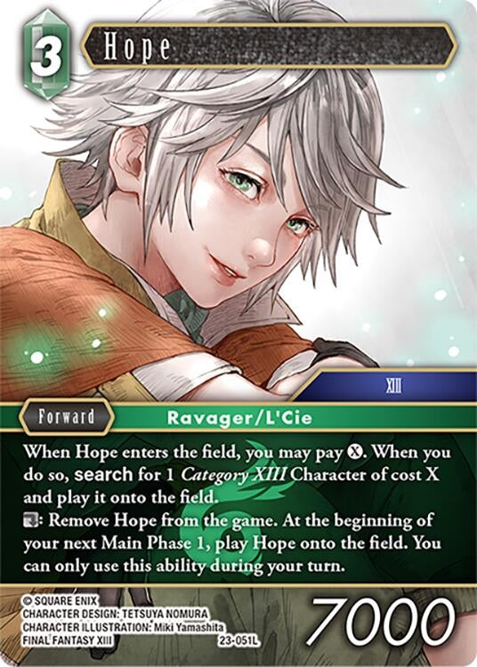 Image for Hope (Hidden Trials) (23-051L) - Final Fantasy TCG