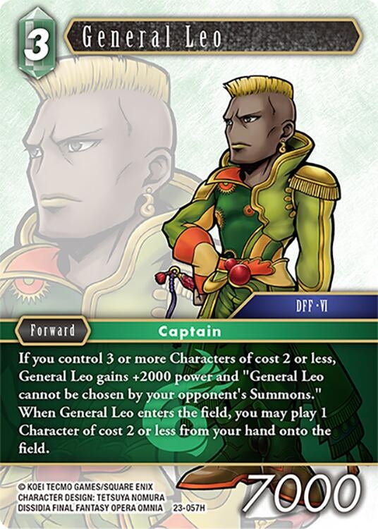 Image for General Leo (Hidden Trials) (23-057H) - Final Fantasy TCG