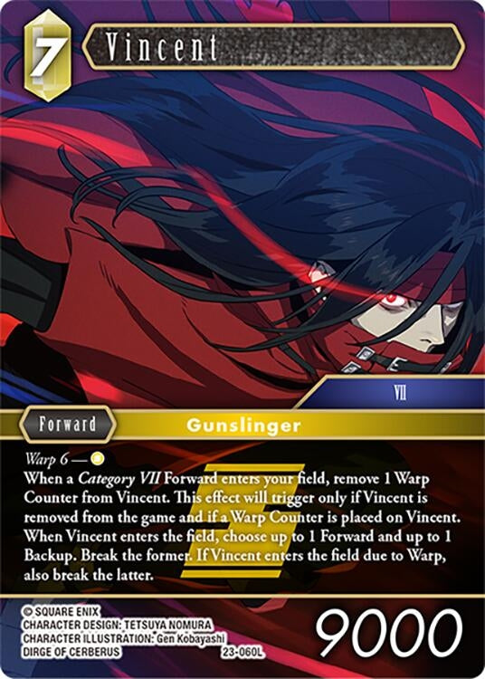 Image for Vincent (Hidden Trials) (23-060L) - Final Fantasy TCG