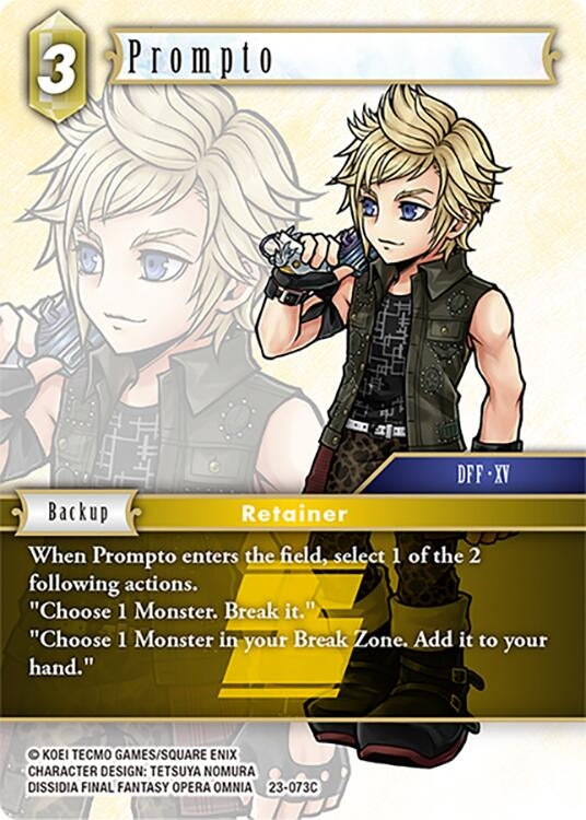 Image for Prompto (Hidden Trials) (23-073C) - Final Fantasy TCG