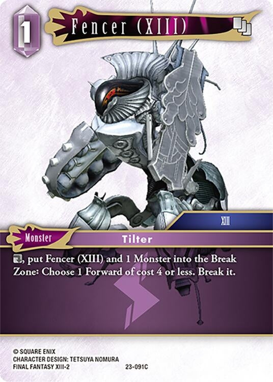 Image for Fencer (XIII) (Hidden Trials) (23-091C) - Final Fantasy TCG