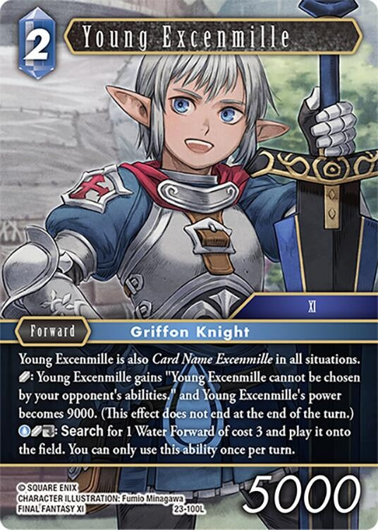 Image for Young Excenmille (Hidden Trials) (23-100L) - Final Fantasy TCG
