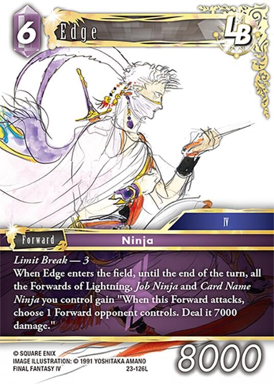 Image for Edge LB (Hidden Trials) (23-126L) - Final Fantasy TCG