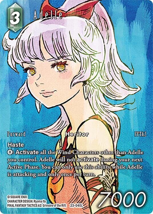 Image for Adelle (Full Art) (Hidden Trials) (23-040L) - Final Fantasy TCG
