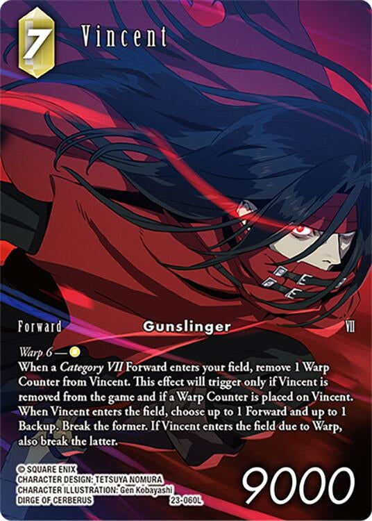 Image for Vincent (Full Art) (Hidden Trials) (23-060L) - Final Fantasy TCG