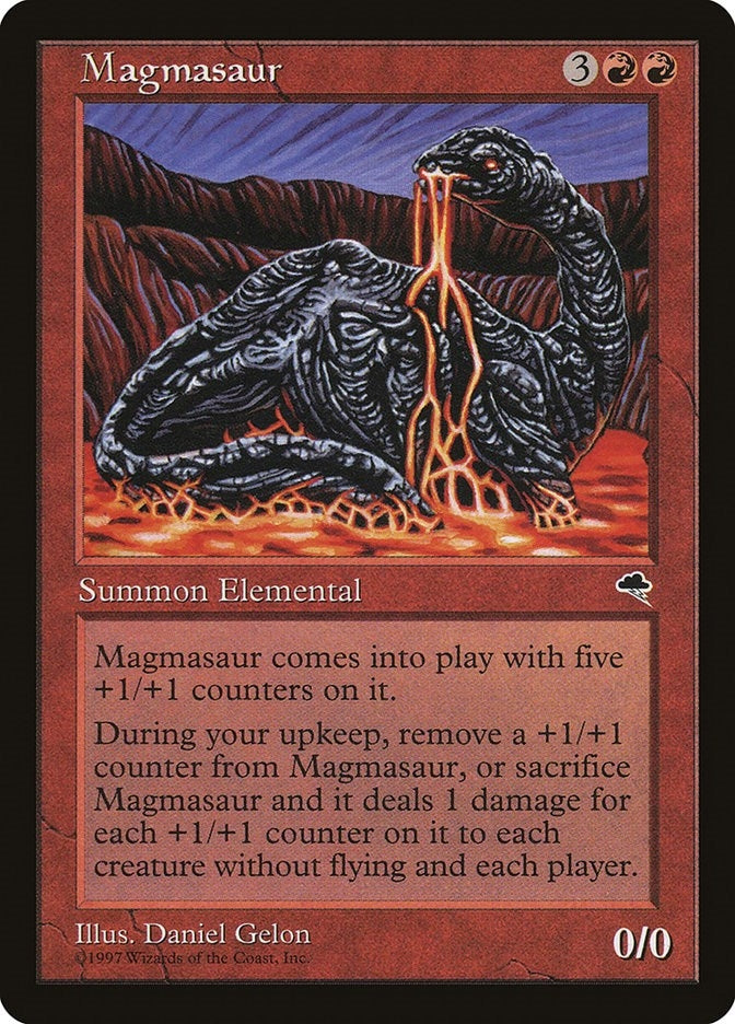 Image for Magmasaur (Tempest) (188) - Magic: The Gathering
