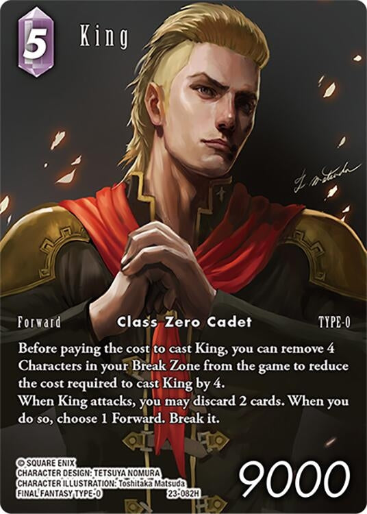 Image for King (Full Art) (Hidden Trials) (23-082H) - Final Fantasy TCG
