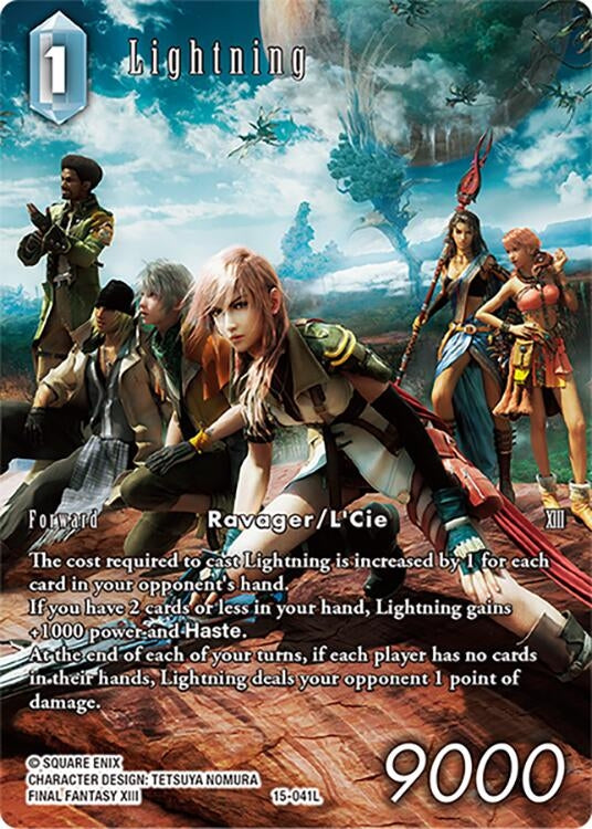 Image for Lightning (Full Art Reprint) (Hidden Trials) (15-041l) - Final Fantasy TCG
