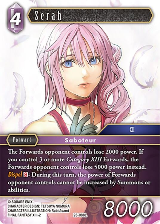 Image for Serah (Hidden Trials) (23-088L) - Final Fantasy TCG