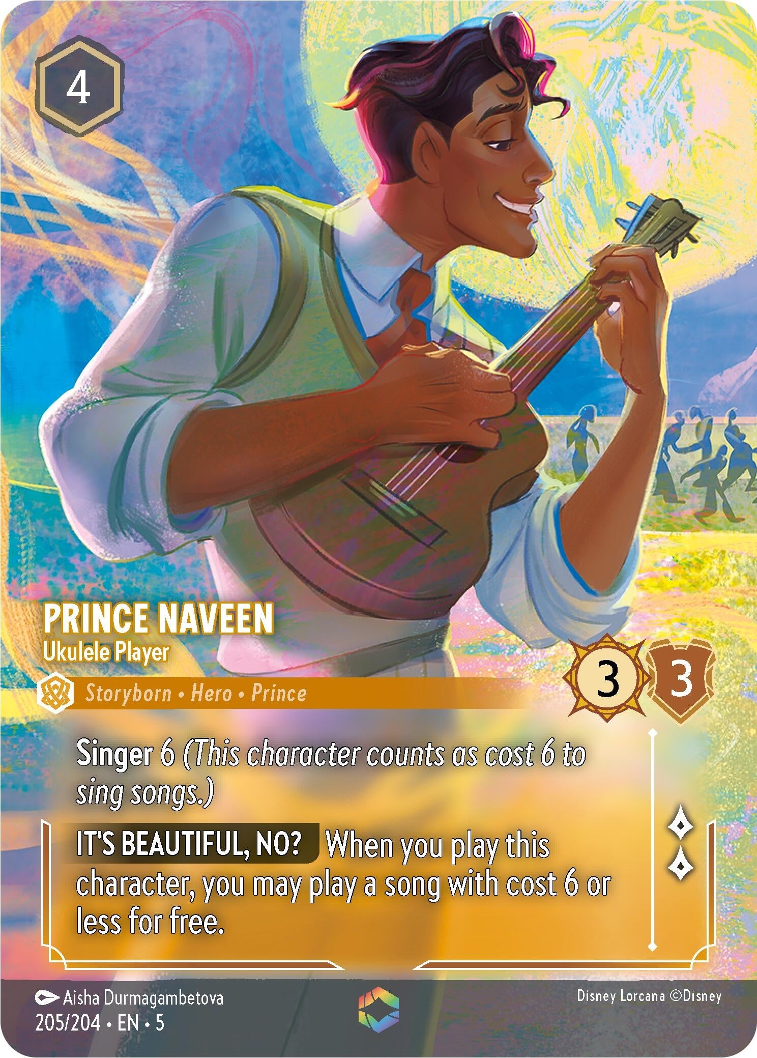 Image for Prince Naveen - Ukulele Player (Enchanted) (5) (205)