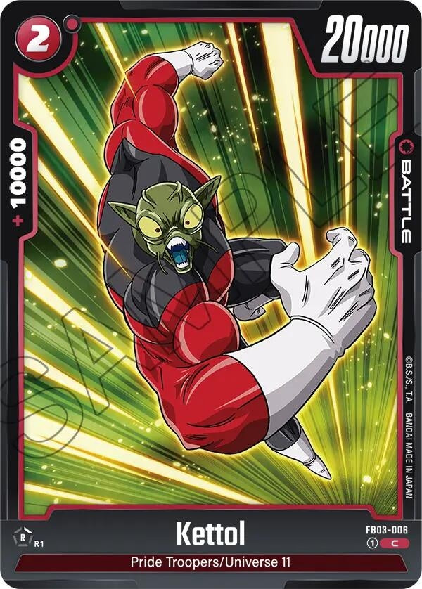 Image for Kettol (Raging Roar) (FB03-006) - Dragon Ball Super: Fusion World