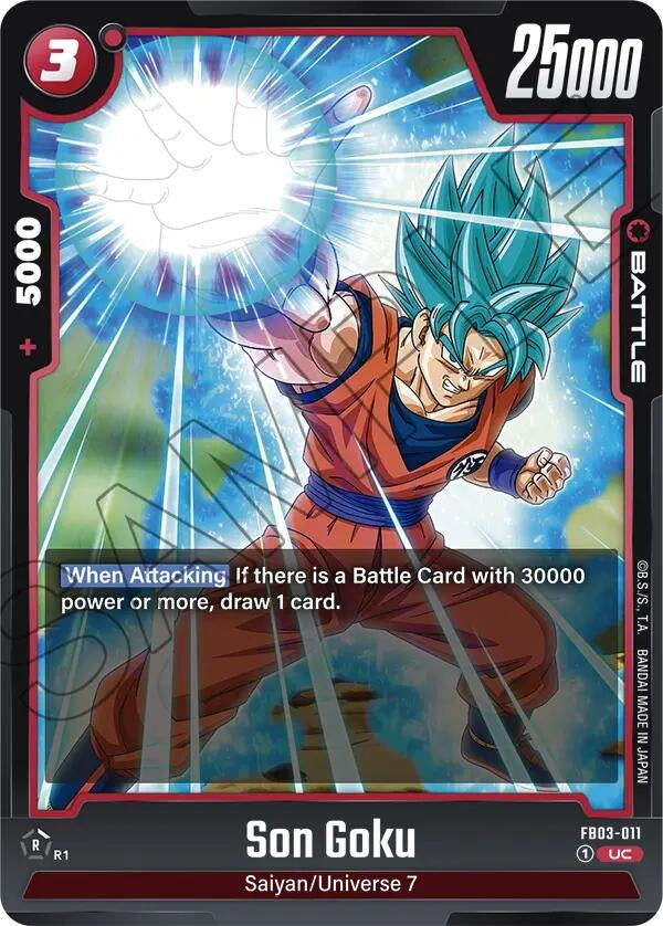 Image for Son Goku - FB03-011 (Raging Roar) (FB03-011) - Dragon Ball Super: Fusion World