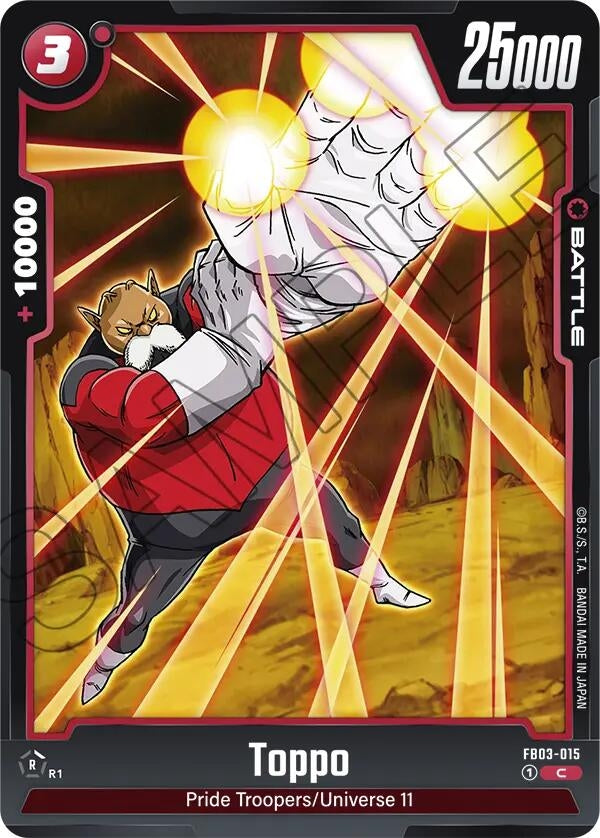 Image for Toppo - FB03-015 (Raging Roar) (FB03-015) - Dragon Ball Super: Fusion World